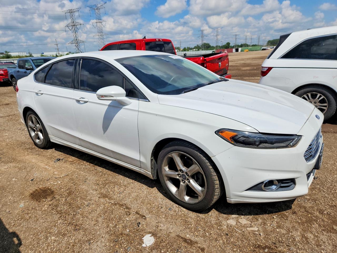 2013 Ford Fusion Se Белый vin: 3FA6P0HR6DR279135