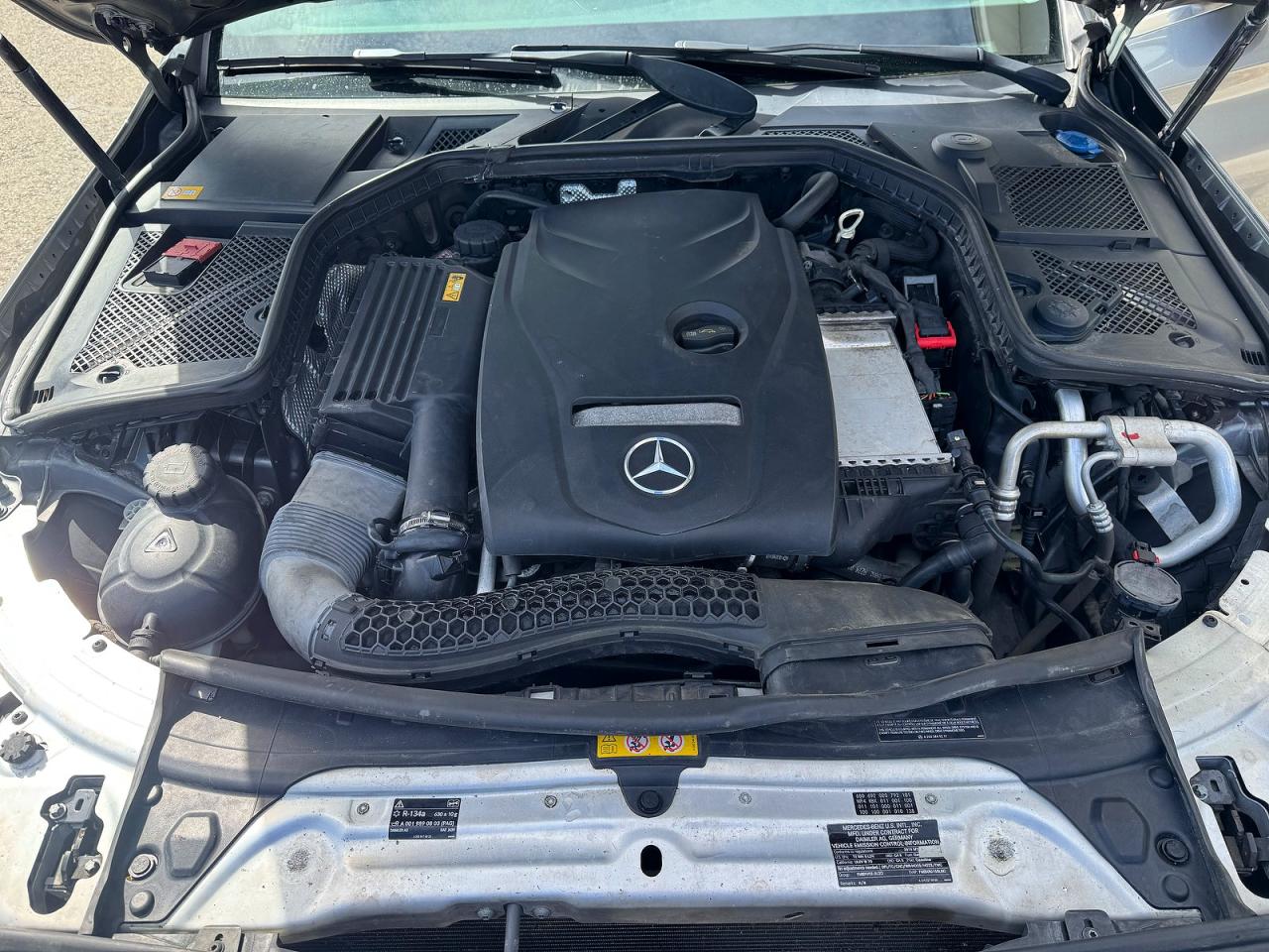 2015 Mercedes-benz C 300 4matic Gray vin: 55SWF4KBXFU006816