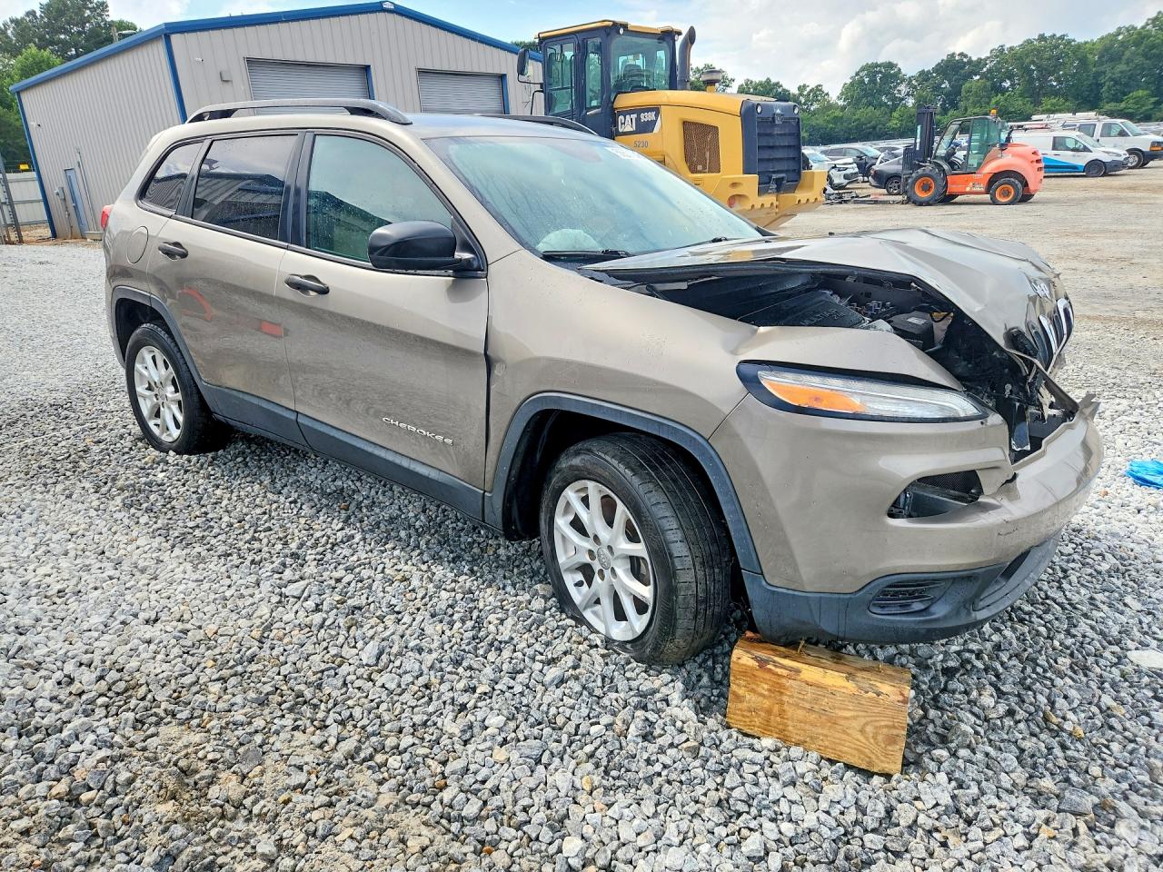 2016 Jeep Cherokee Sport Желто-коричневый vin: 1C4PJLAB2GW265541