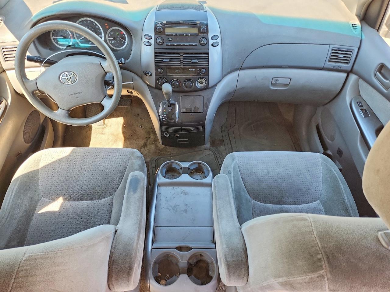2009 Toyota Sienna Ce 7-passenger Синий vin: 5TDZK23C99S229273