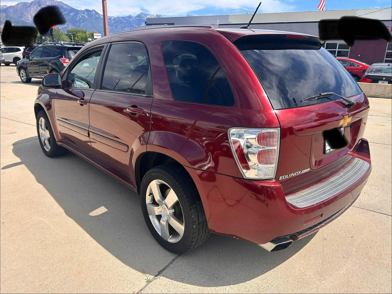 2009 Chevrolet Equinox Sport Burgundy vin: 2CNDL037296251104