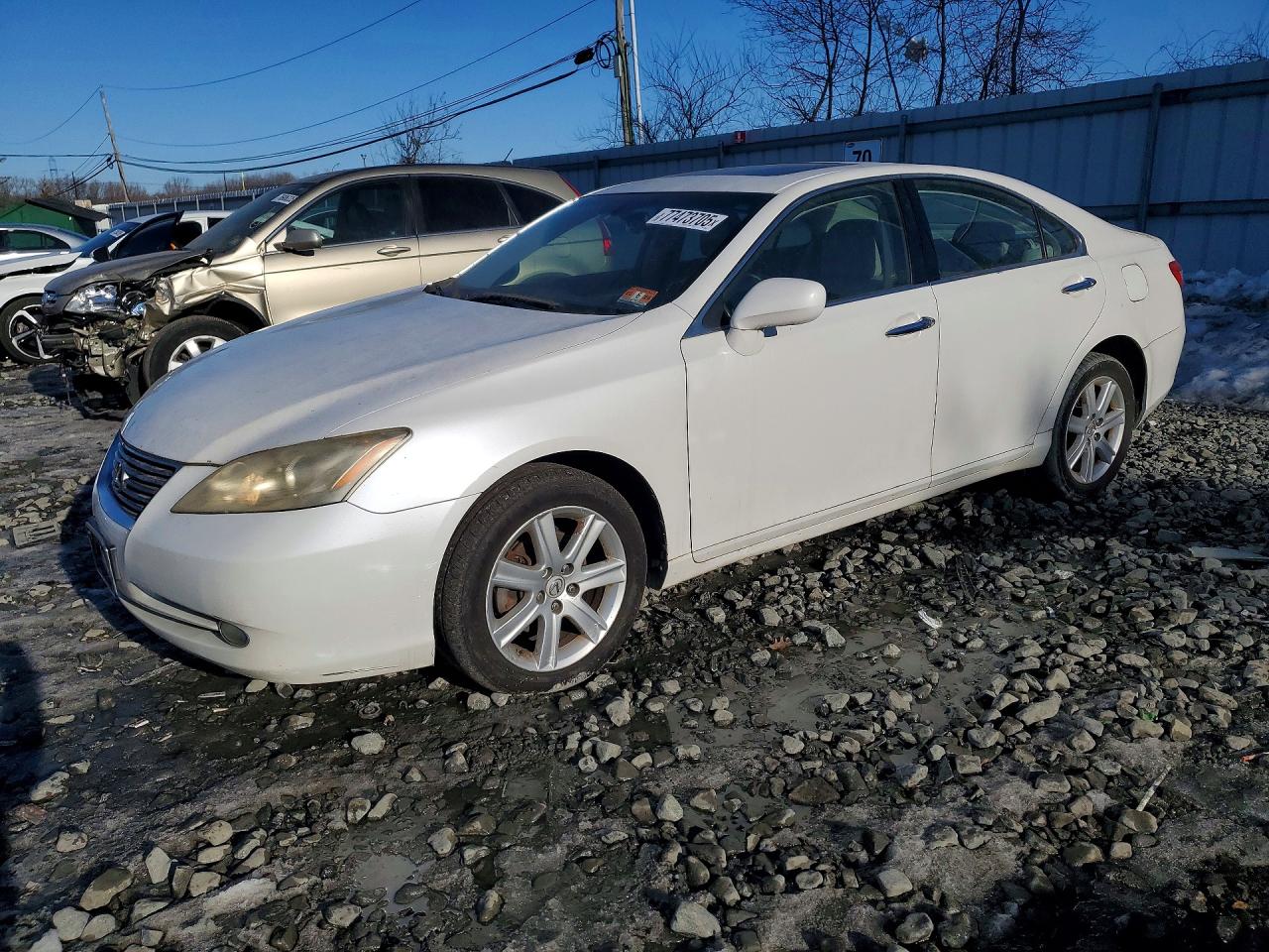 2008 Lexus Es 350 Белый vin: JTHBJ46G982208331
