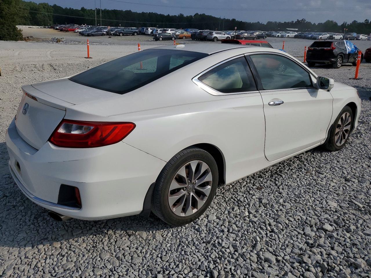 2013 Honda Accord Exl White vin: 1HGCT1B89DA001842