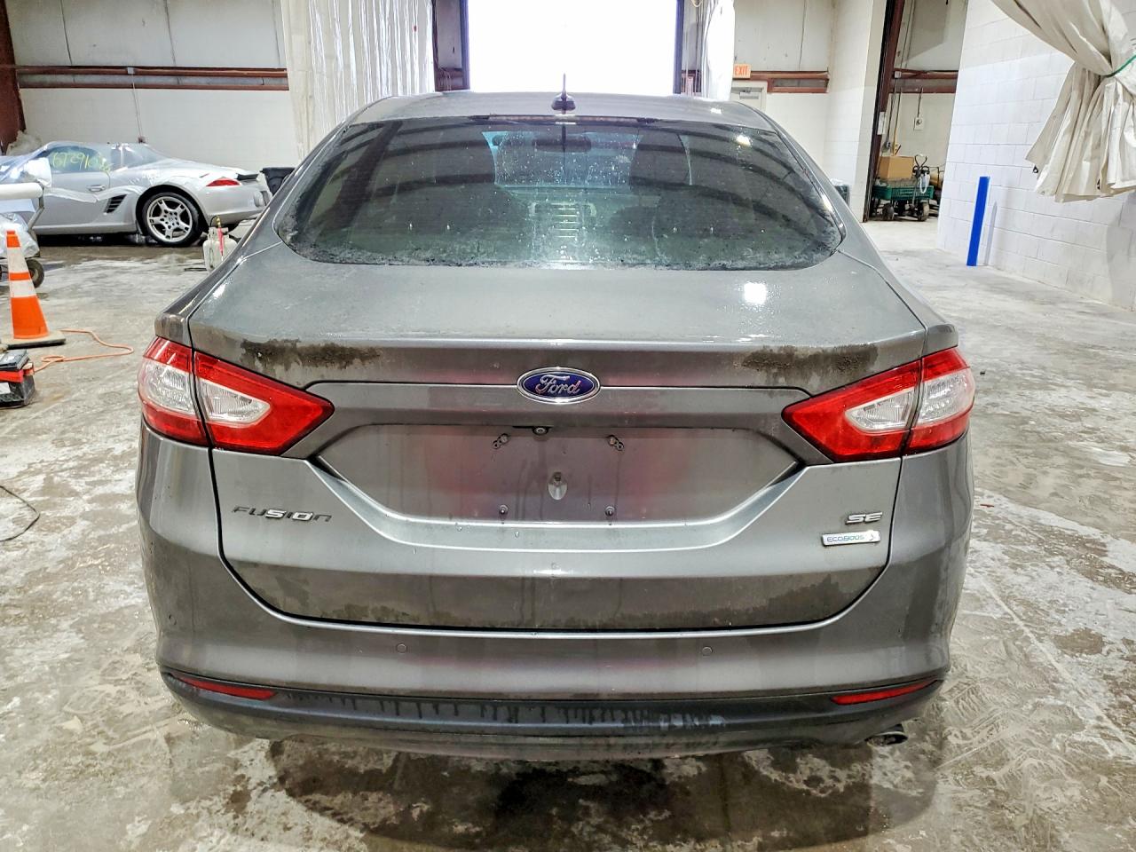 2014 Ford Fusion Se Gray vin: 3FA6P0HD9ER173476