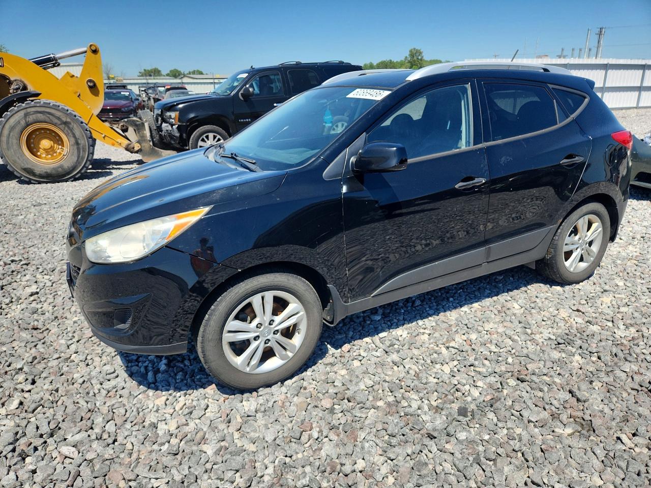 2010 Hyundai Tucson Gls Black vin: KM8JUCAC4AU111076