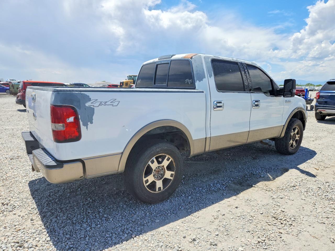 2004 Ford F150 Supercrew White vin: 1FTPW145X4KD20753