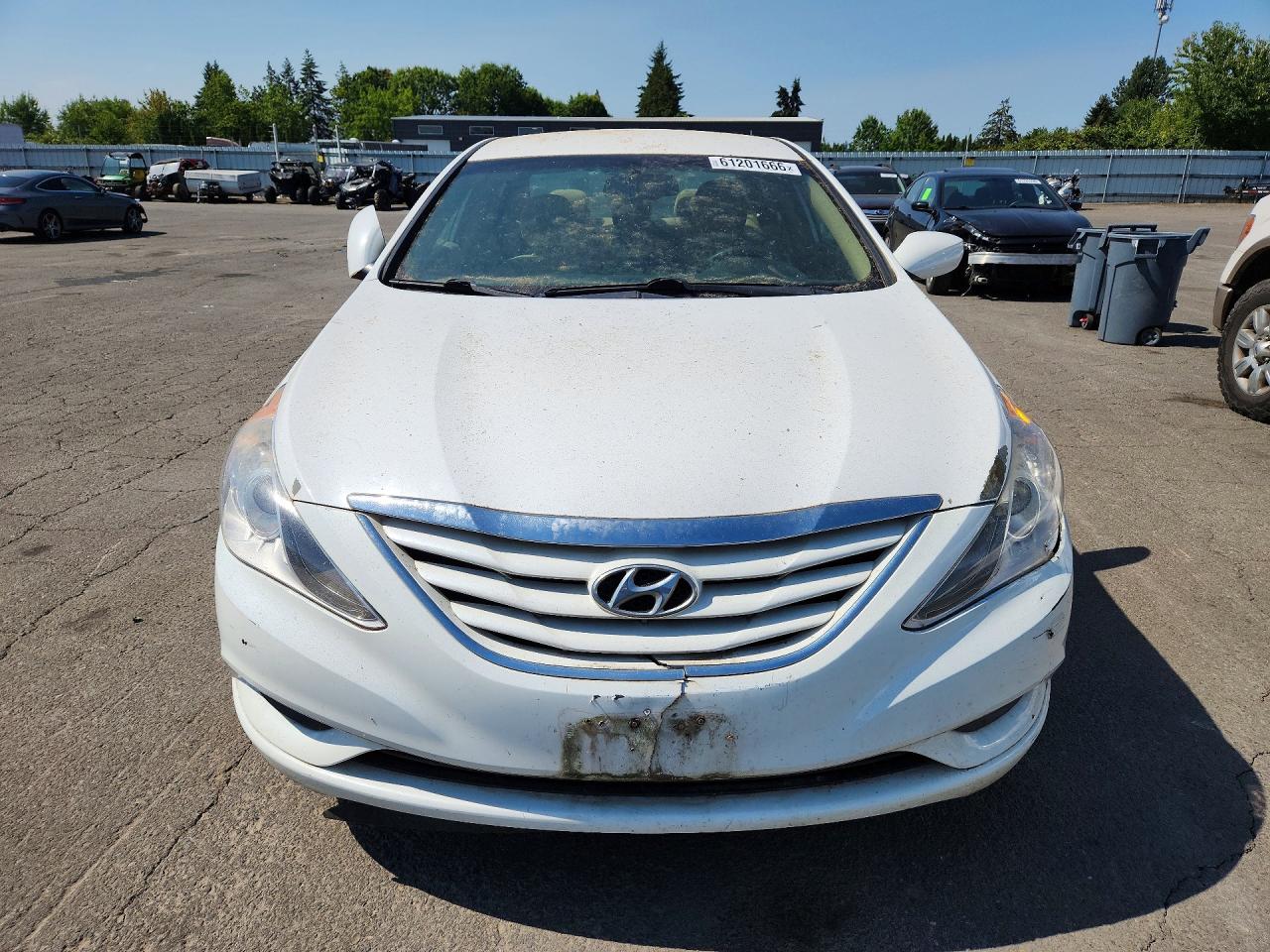 2013 Hyundai Sonata Gls White vin: 5NPEB4ACXDH759795