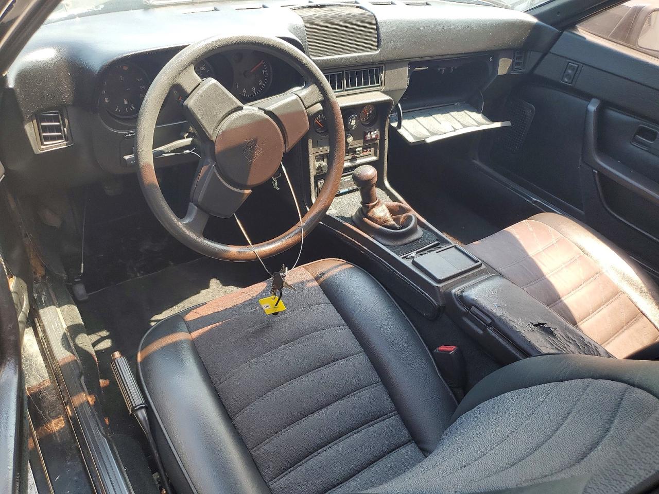 1987 Porsche 924 S Black vin: WP0AA0924HN456779