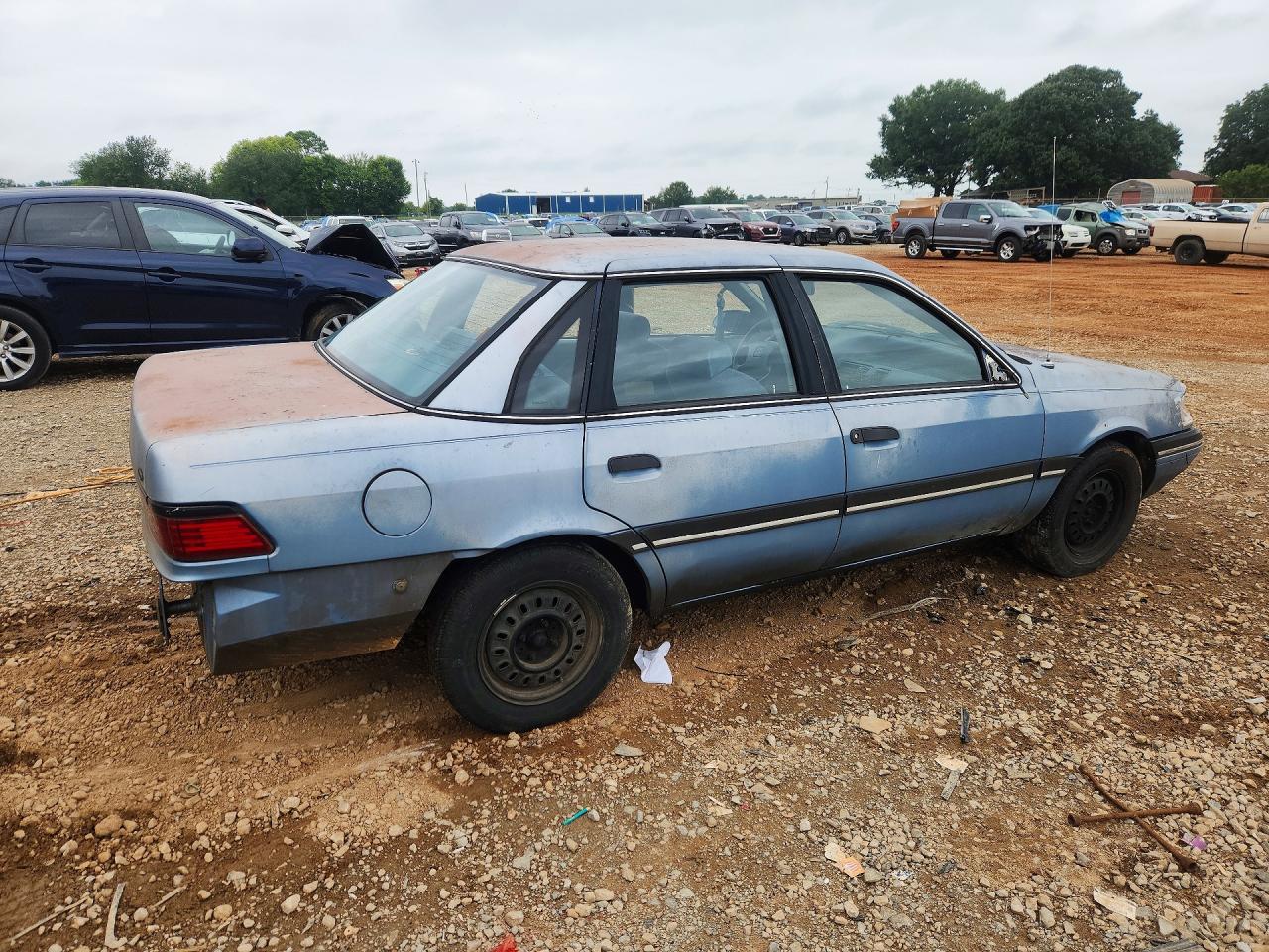 1990 Ford Tempo Gl Синий vin: 1FAPP36X4LK144276