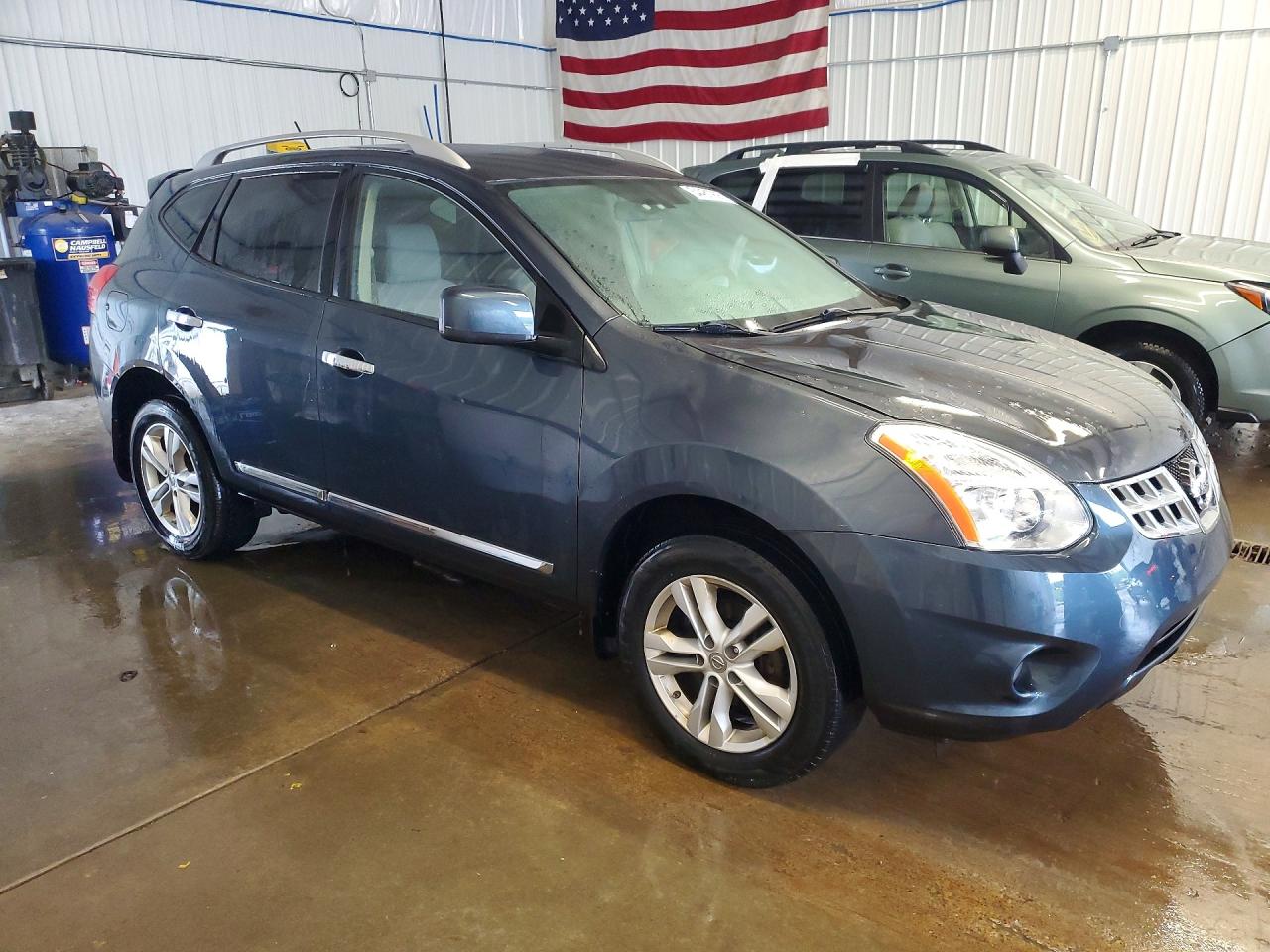 2012 Nissan Rogue S Blue vin: JN8AS5MV2CW702232