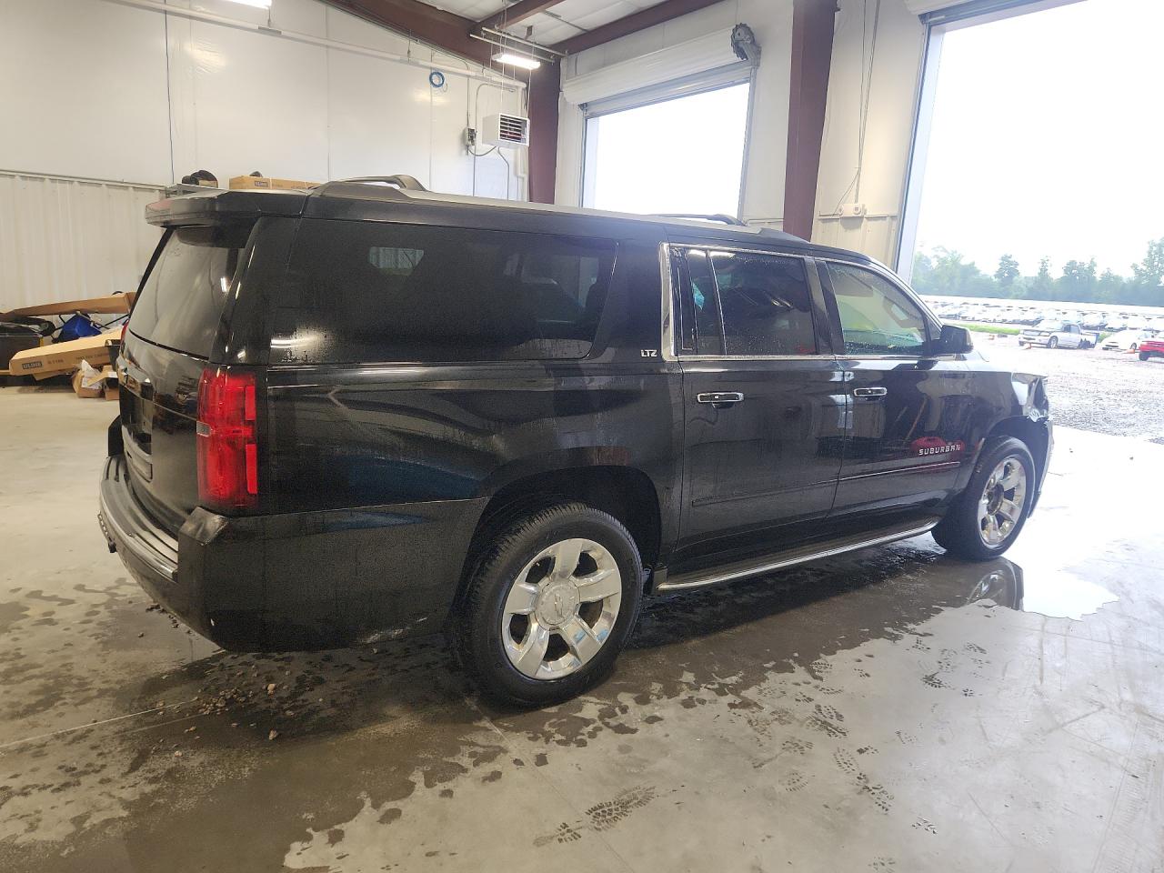 2015 Chevrolet Suburban K1500 Ltz Black vin: 1GNSKKKC6FR688605