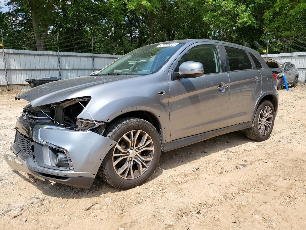2019 Mitsubishi Outlander Sport Se Gray vin: JA4AP4AU3KU017972 Damage: Left Head Lamp, Missing, Replacement Required