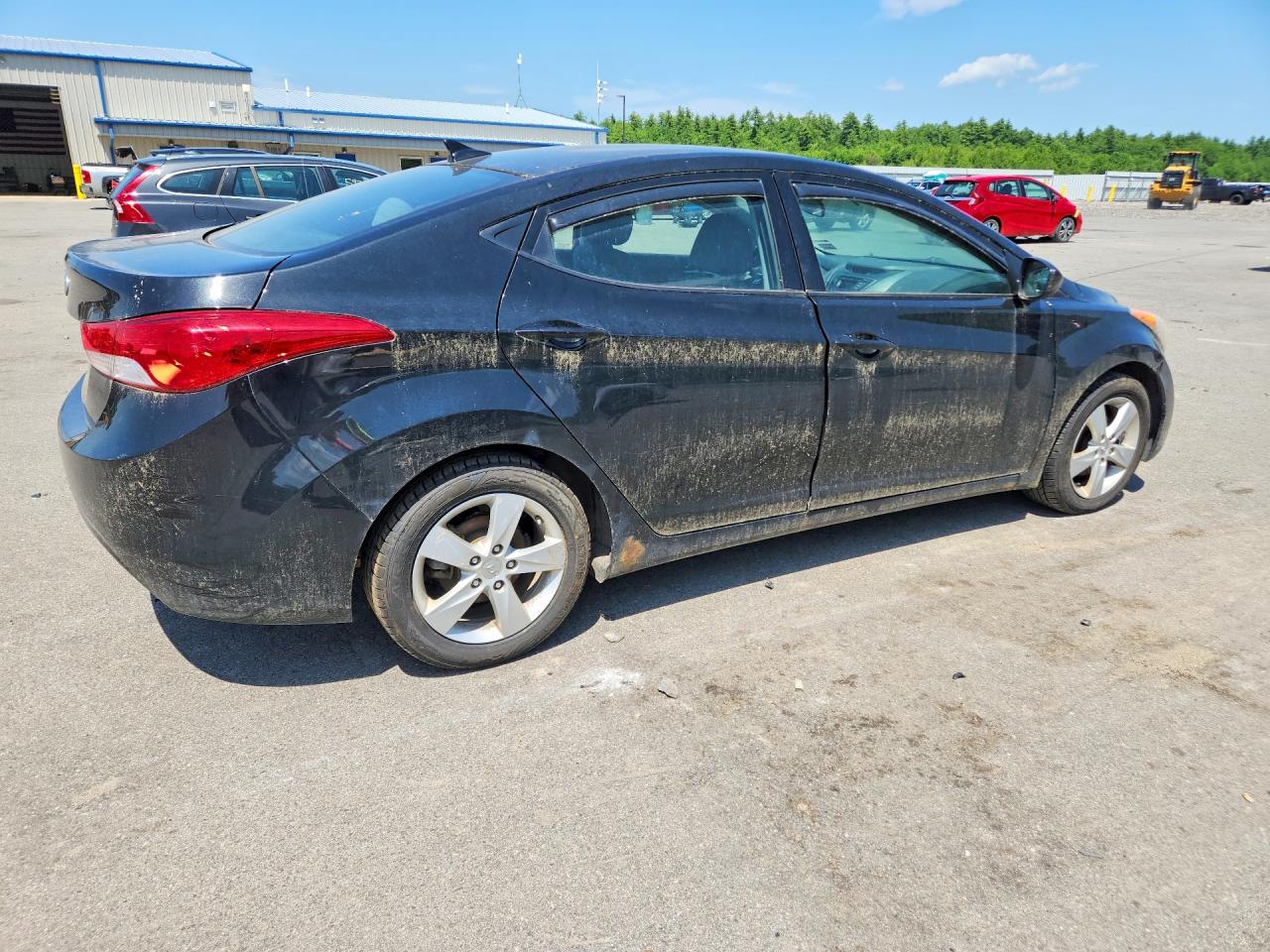 2013 Hyundai Elantra Gls Black vin: 5NPDH4AEXDH409482