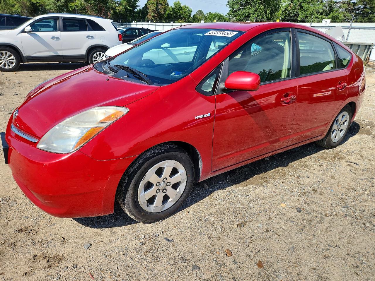 2008 Toyota Prius Красный vin: JTDKB20U683348168