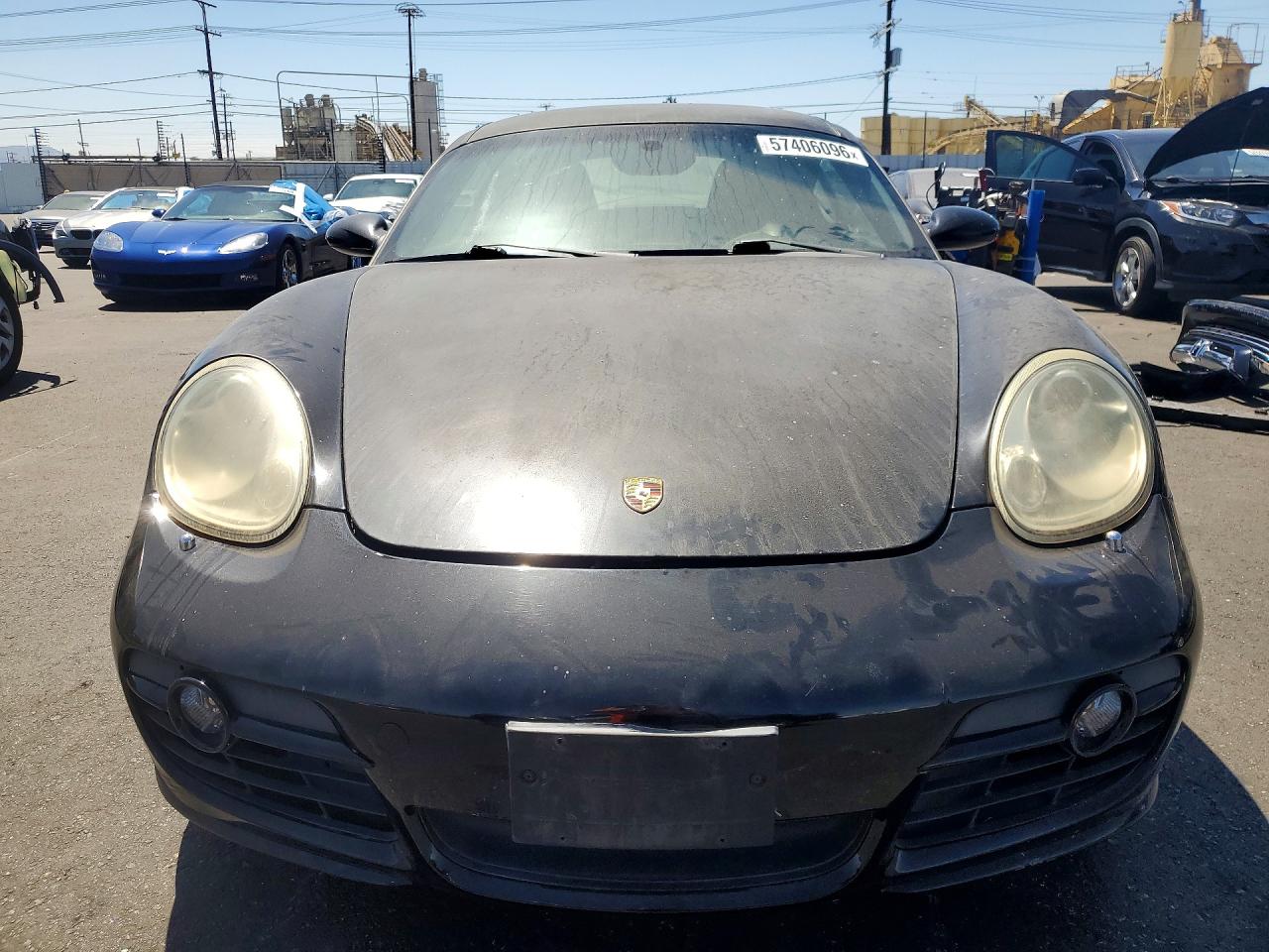 2007 Porsche Cayman Black vin: WP0AA29887U761979