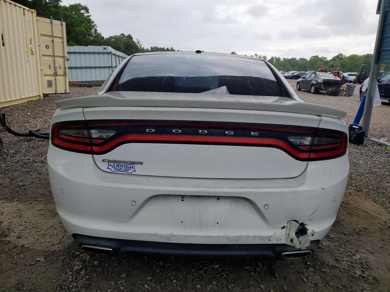 2015 Dodge Charger Se Белый vin: 2C3CDXBG3FH734385