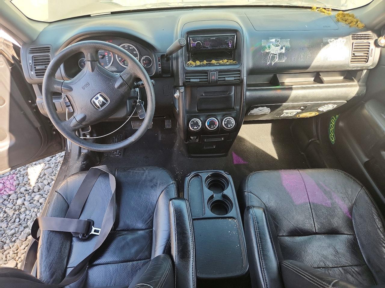 2003 Honda Cr-v Ex Black vin: JHLRD78893C037617
