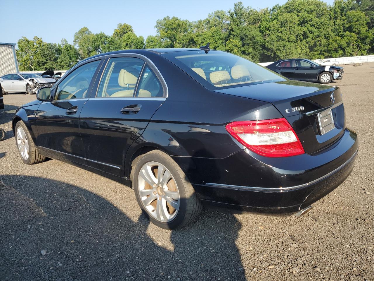 2008 Mercedes-benz C 300 4matic Black vin: WDDGF81X98F165566