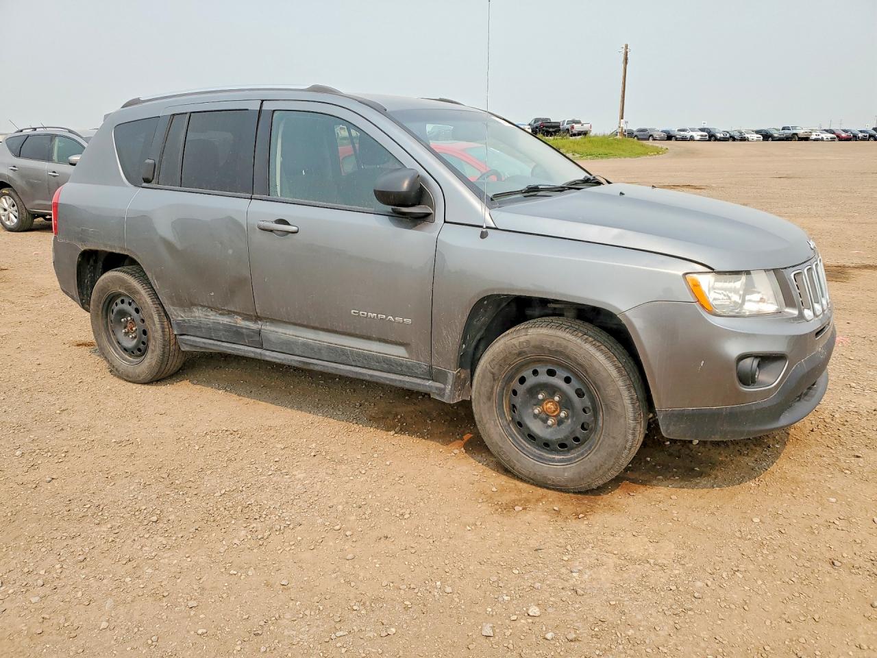 2012 Jeep Compass Gray vin: 1C4NJDABXCD523064
