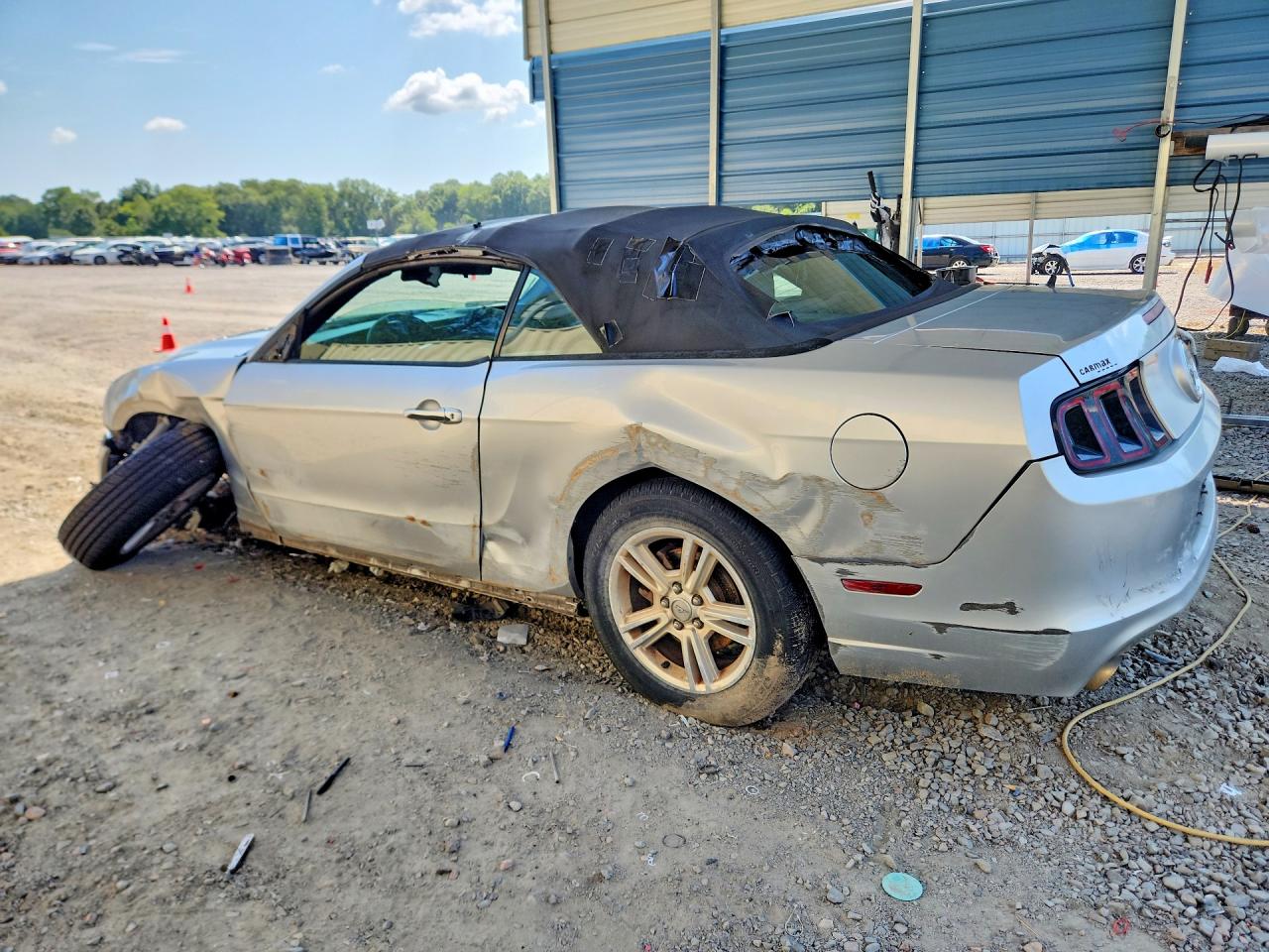 2013 Ford Mustang Silver vin: 1ZVBP8EM0D5280359