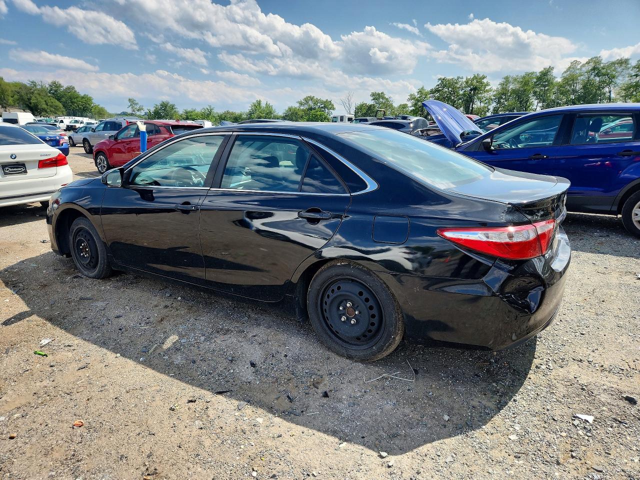 2015 Toyota Camry Se Black vin: 4T1BF1FKXFU942432