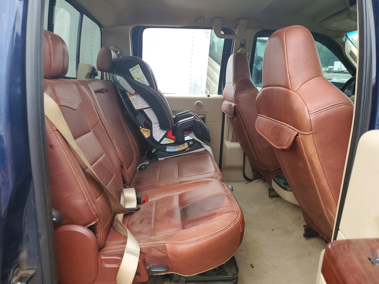 2008 Ford F450 Super Duty Blue vin: 1FTXW43R38EC30015
