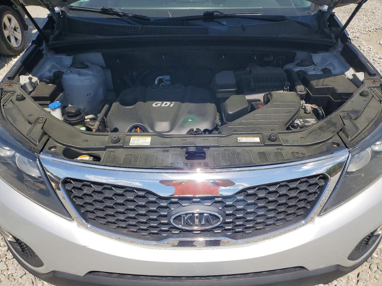 2013 Kia Sorento Lx Silver vin: 5XYKT4A6XDG322252