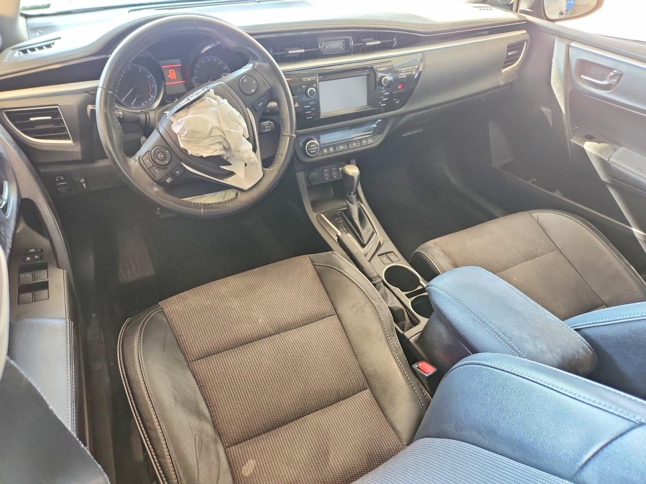 2015 Toyota Corolla L Black vin: 2T1BURHE3FC387983
