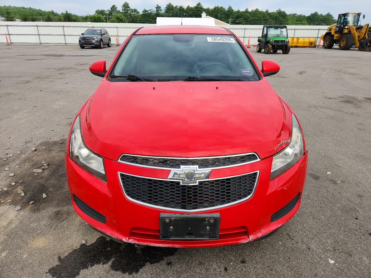 2014 Chevrolet Cruze Lt Red vin: 1G1PE5SB2E7312016