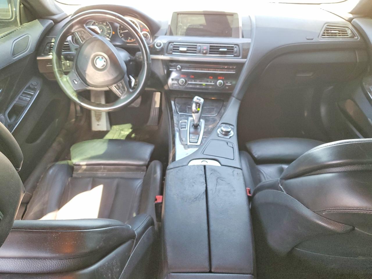 2013 Bmw 650 I Black vin: WBA6B2C52DD128663
