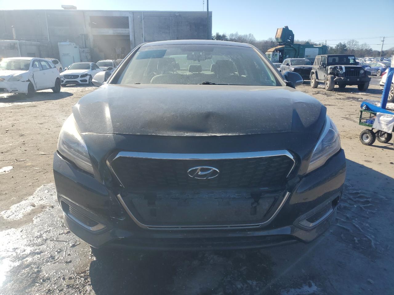 2017 Hyundai Sonata Hybrid Black vin: KMHE24L38HA067587