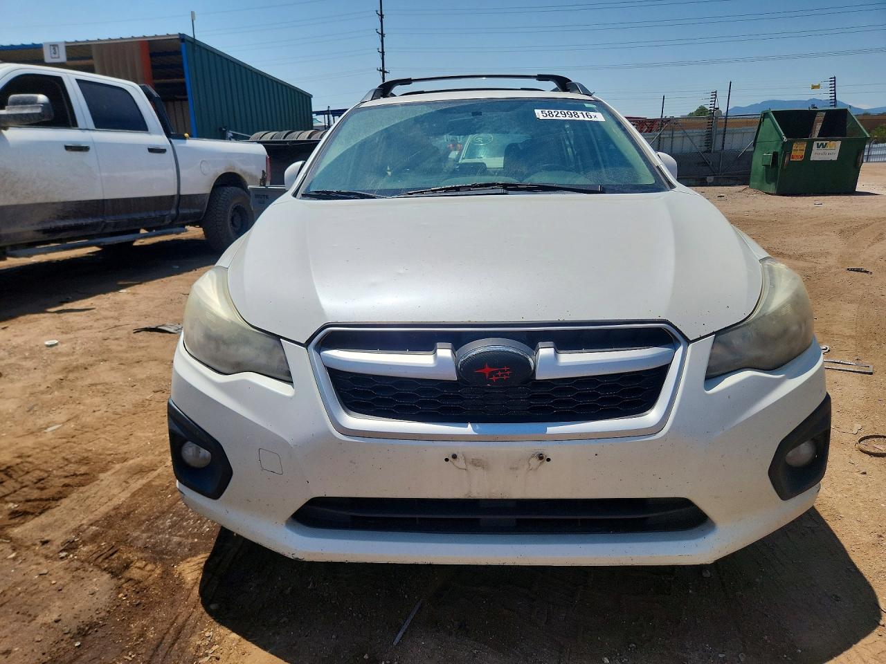 2013 Subaru Impreza Sport Premium White vin: JF1GPAL61DH210314