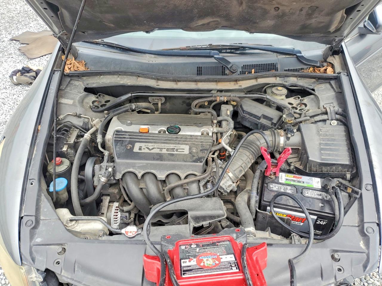 2008 Honda Accord Exl Gray vin: JHMCP26878C069956