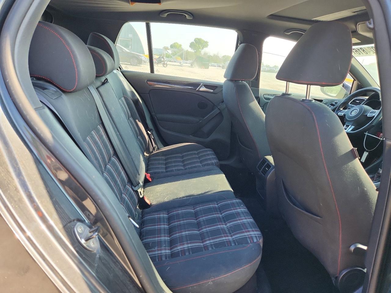 2012 Volkswagen Gti Черный vin: WVWHD7AJXCW145720
