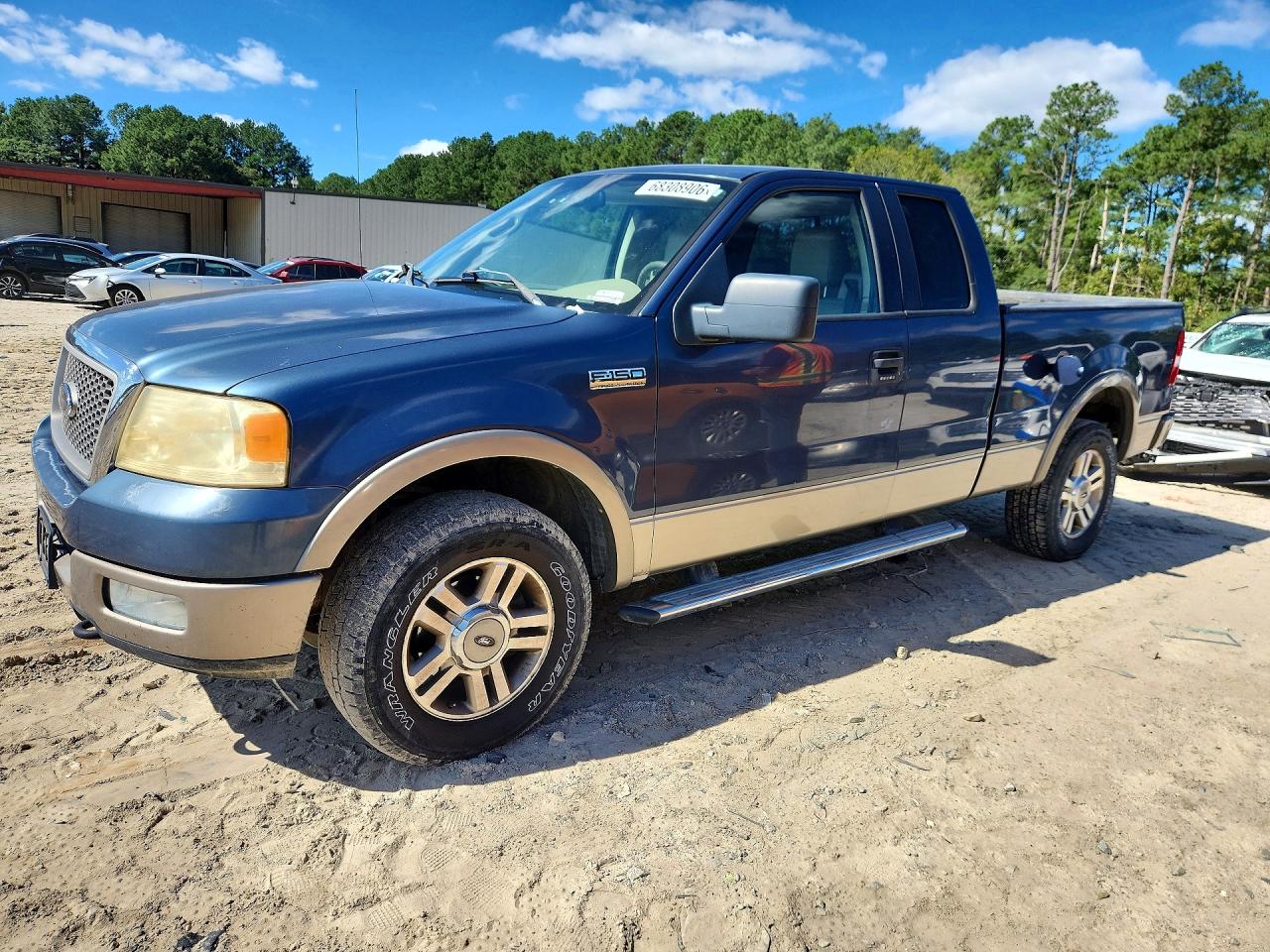 2005 Ford F150 Blue vin: 1FTPX14585FB73968