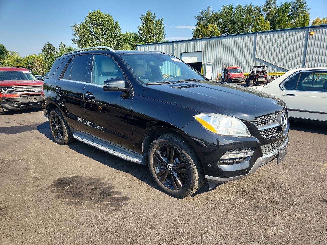 2014 Mercedes-benz Ml 350 Bluetec Black vin: 4JGDA2EB0EA354683
