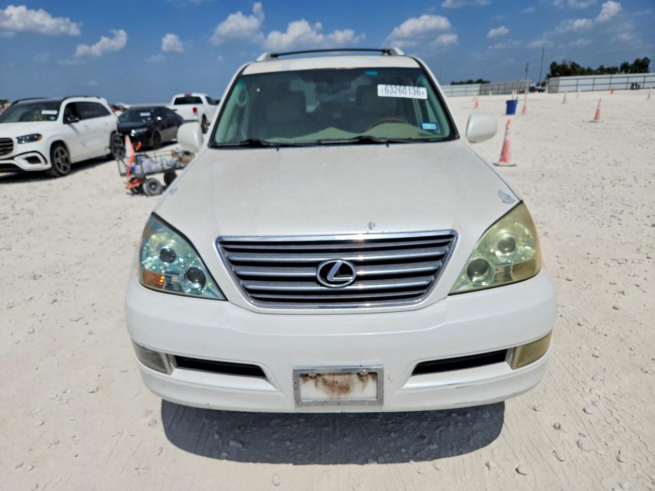 2006 Lexus Gx 470 White vin: JTJBT20X260122891