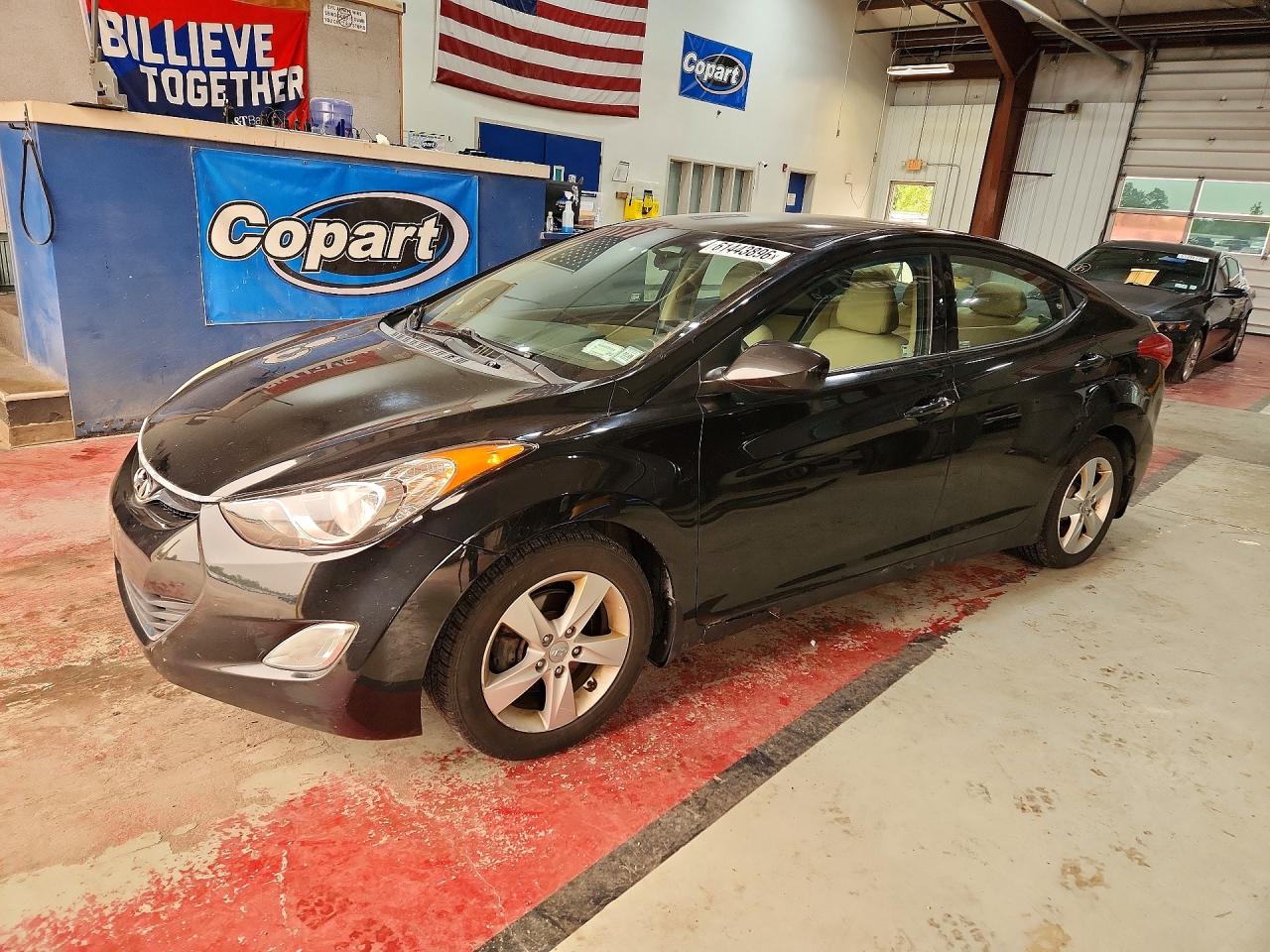 2013 Hyundai Elantra Gls Black vin: 5NPDH4AE3DH195046
