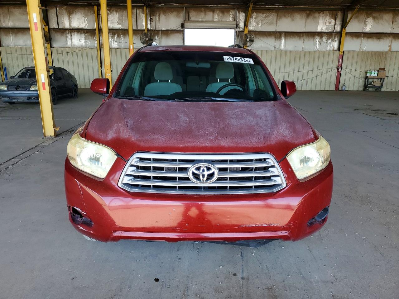 2009 Toyota Highlander Base Burgundy vin: JTEES41A292117980