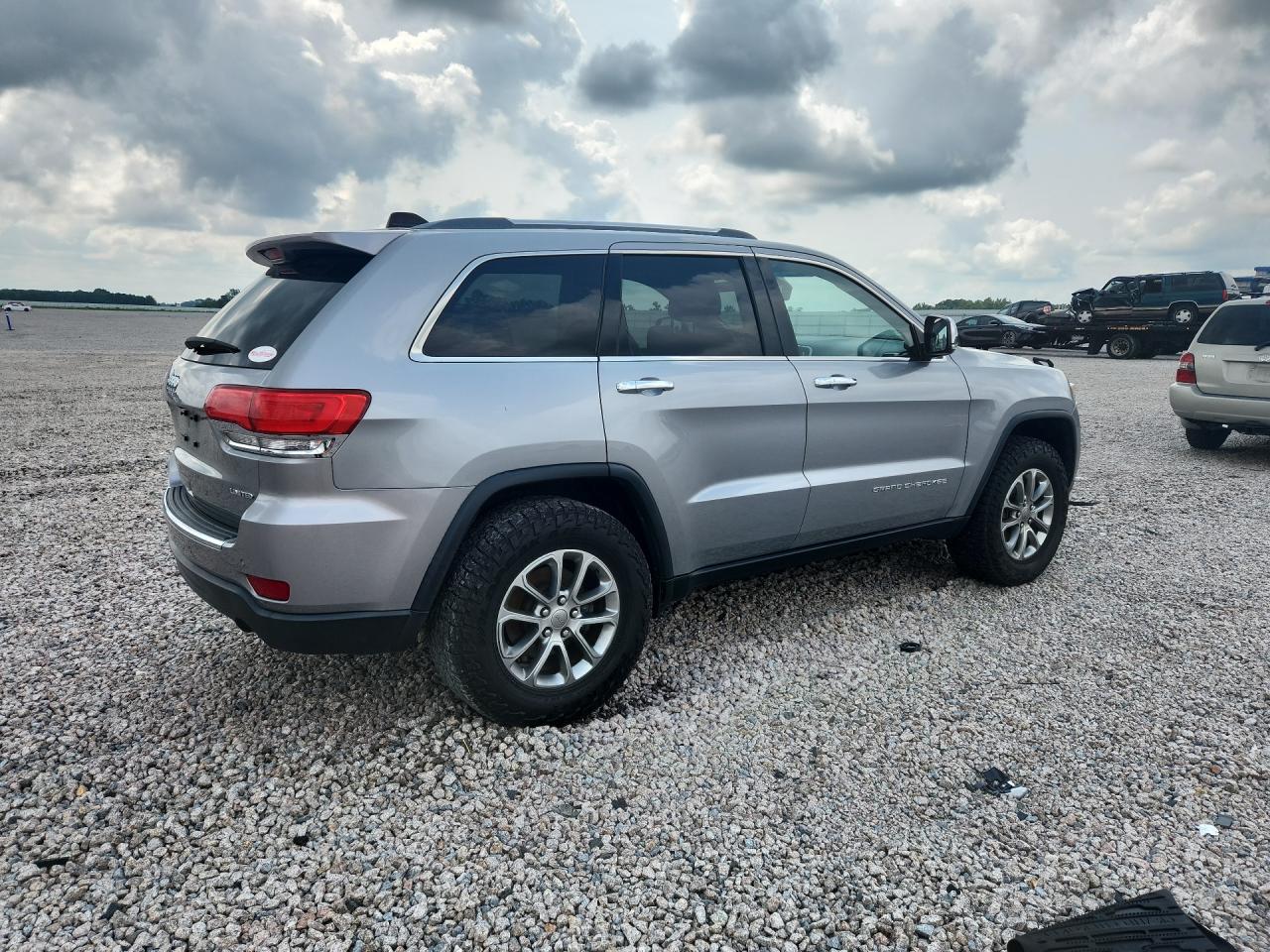 2015 Jeep Grand Cherokee Limited Silver vin: 1C4RJEBG6FC235344