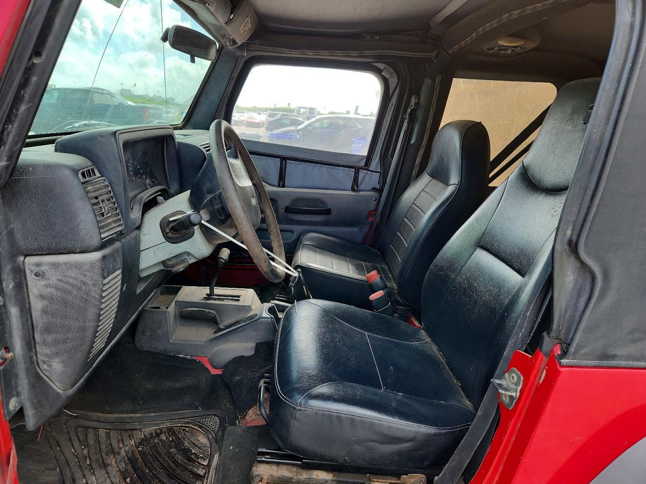 2005 Jeep Wrangler / Tj Se Red vin: 1J4FA29S35P354868