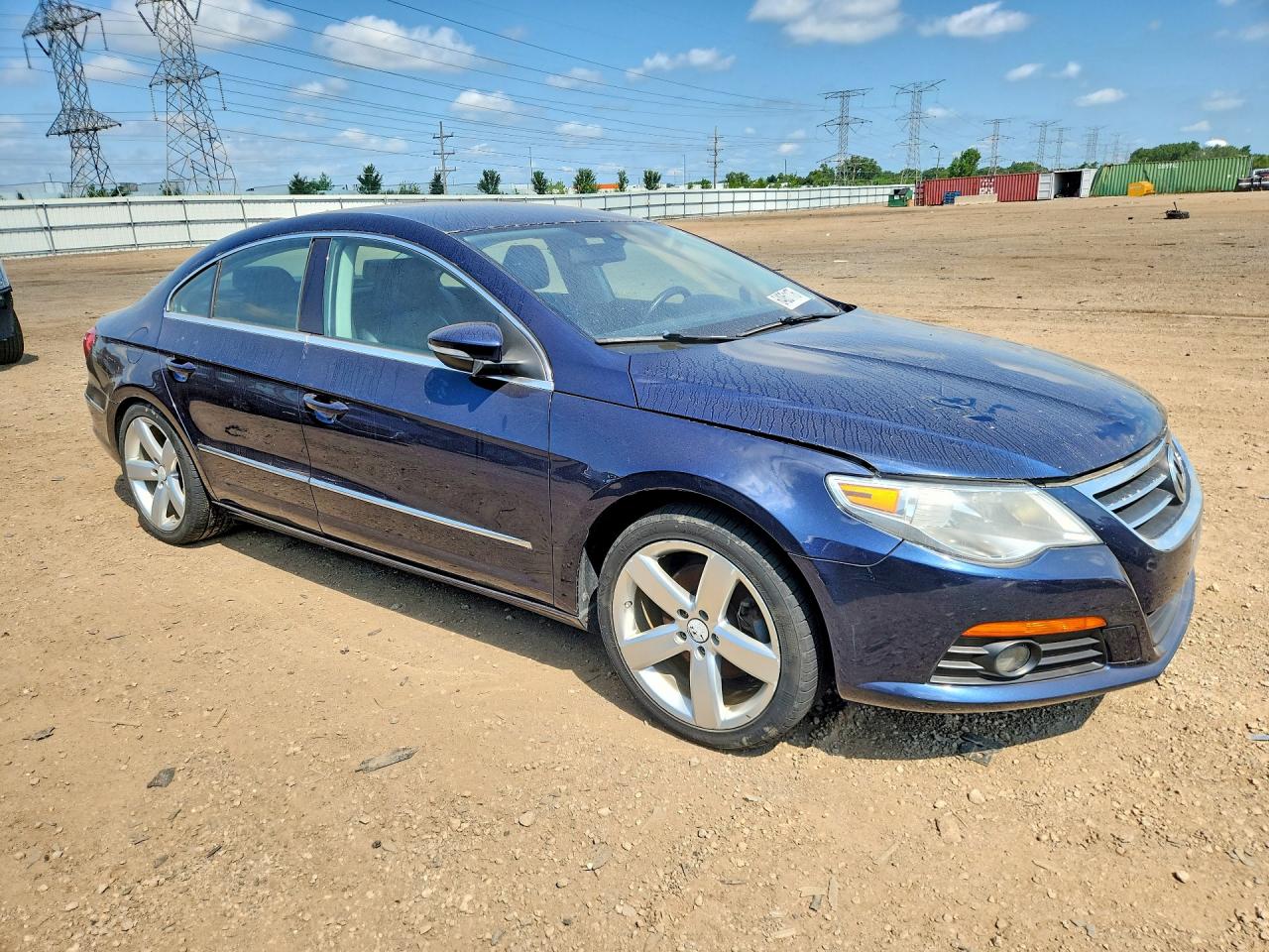2012 Volkswagen Cc Luxury Blue vin: WVWHN7AN5CE509421