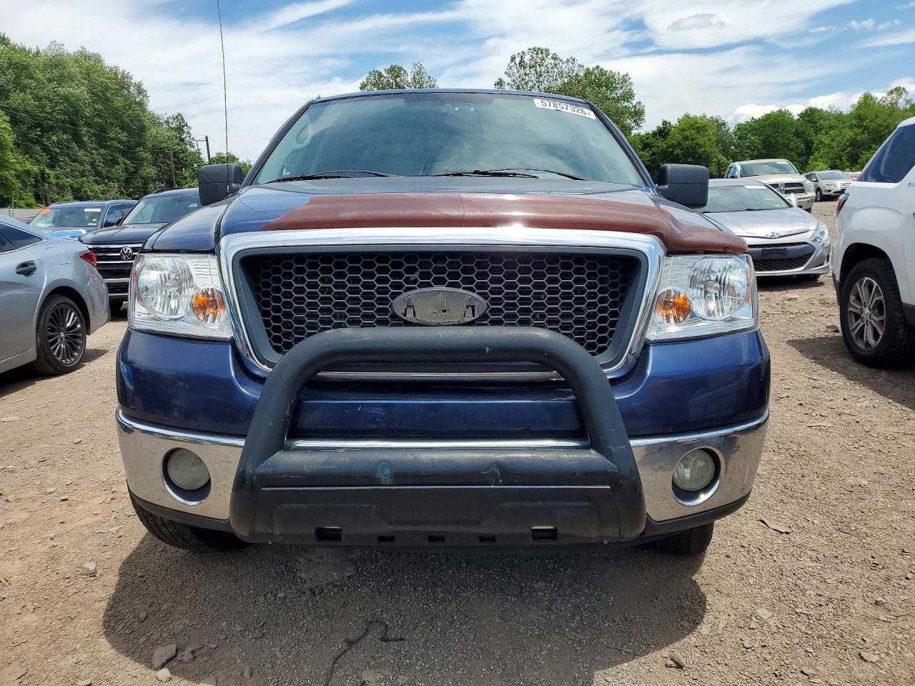 2007 Ford F150 Supercrew Blue vin: 1FTRW14W07FA24560