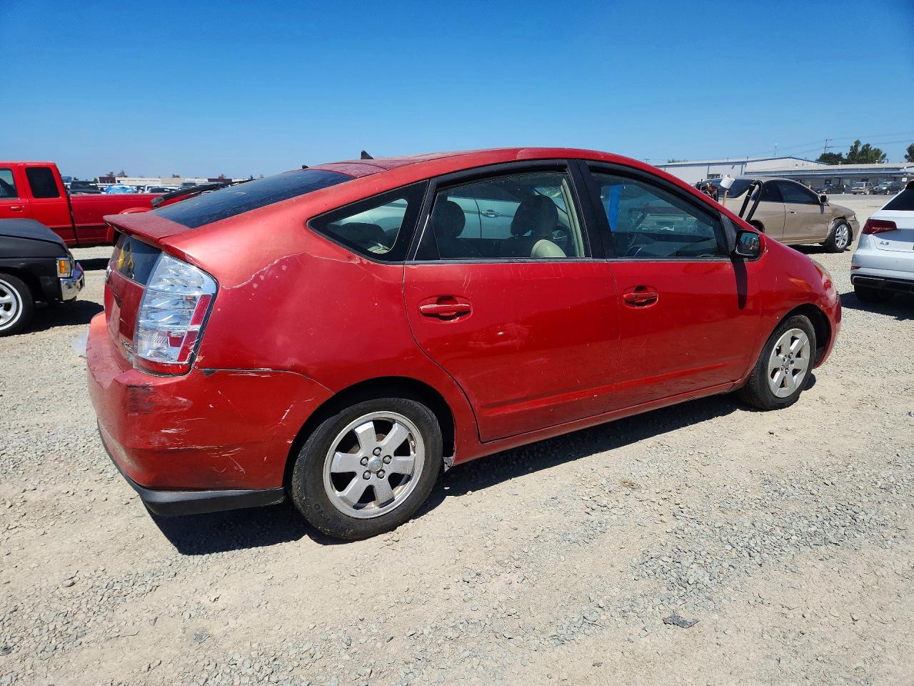 2009 Toyota Prius Base Red vin: JTDKB20U397849884