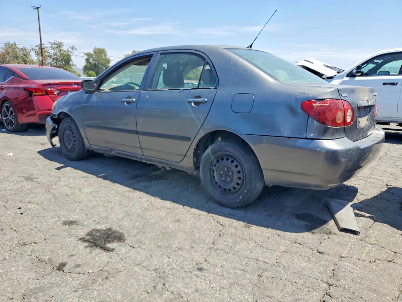 2007 Toyota Corolla Ce Gray vin: 1NXBR32E17Z893108