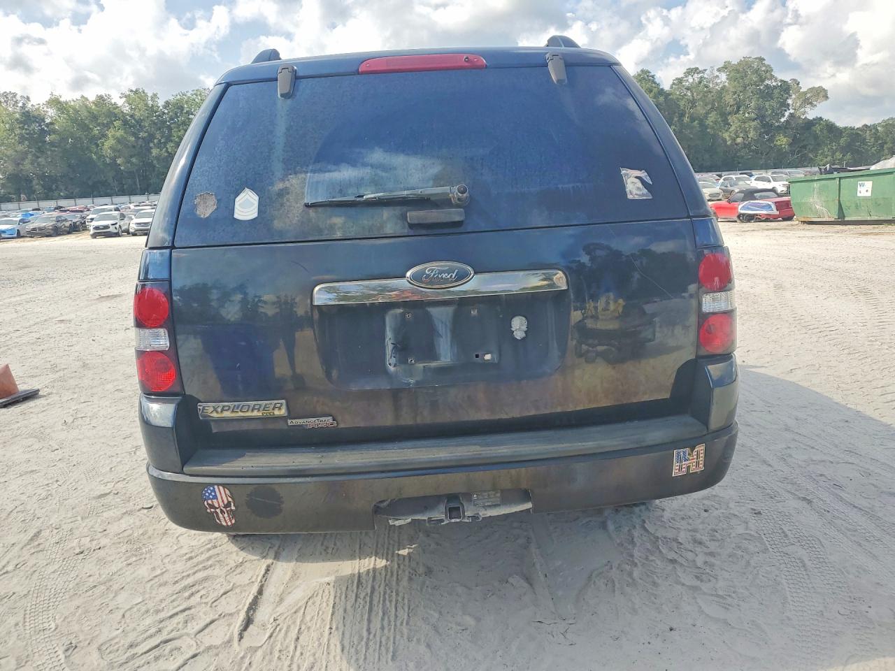 2007 Ford Explorer Xlt Black vin: 1FMEU63E27UB08350