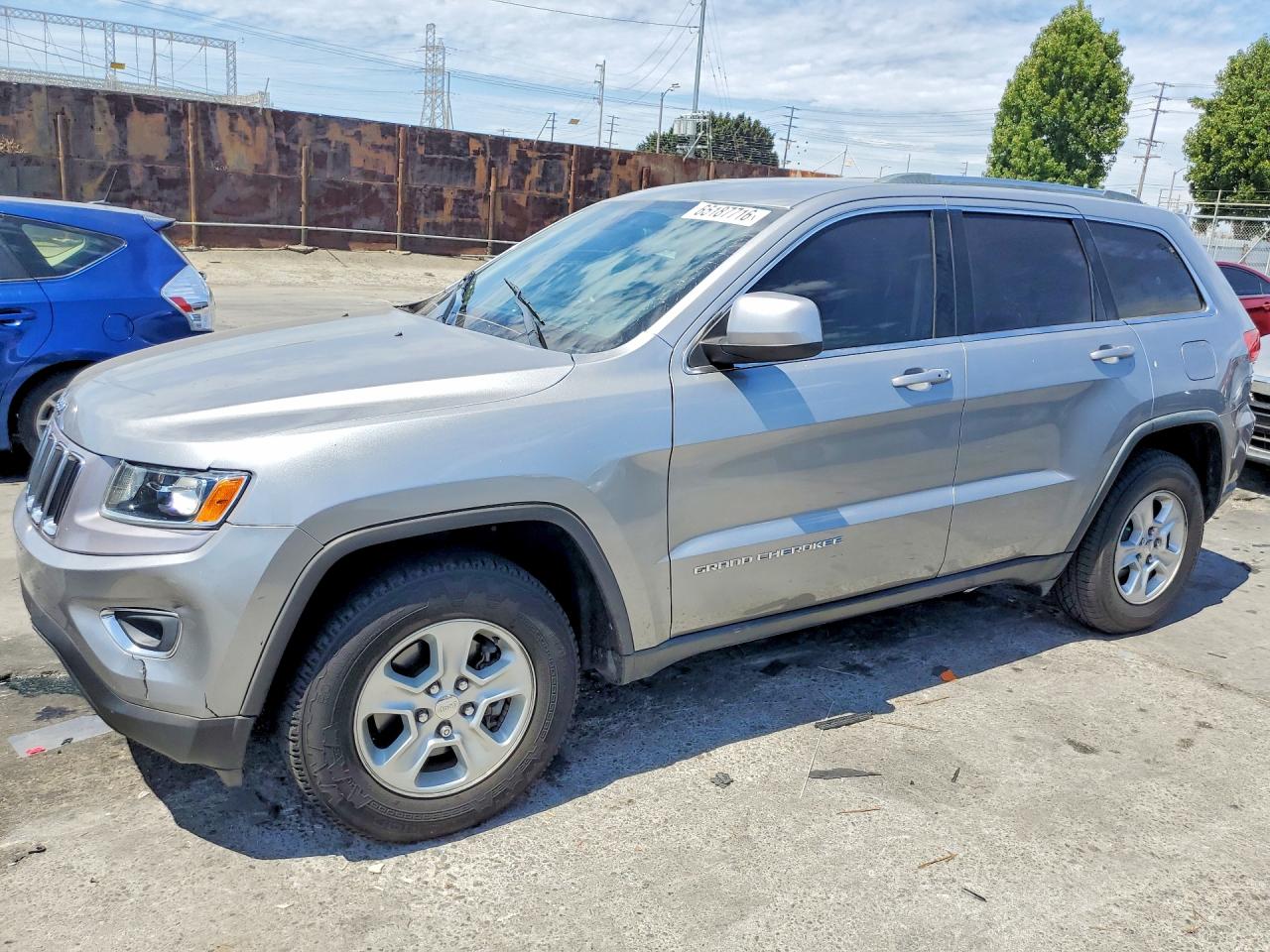 2014 Jeep Grand Cherokee Laredo Silver vin: 1C4RJEAG9EC217243
