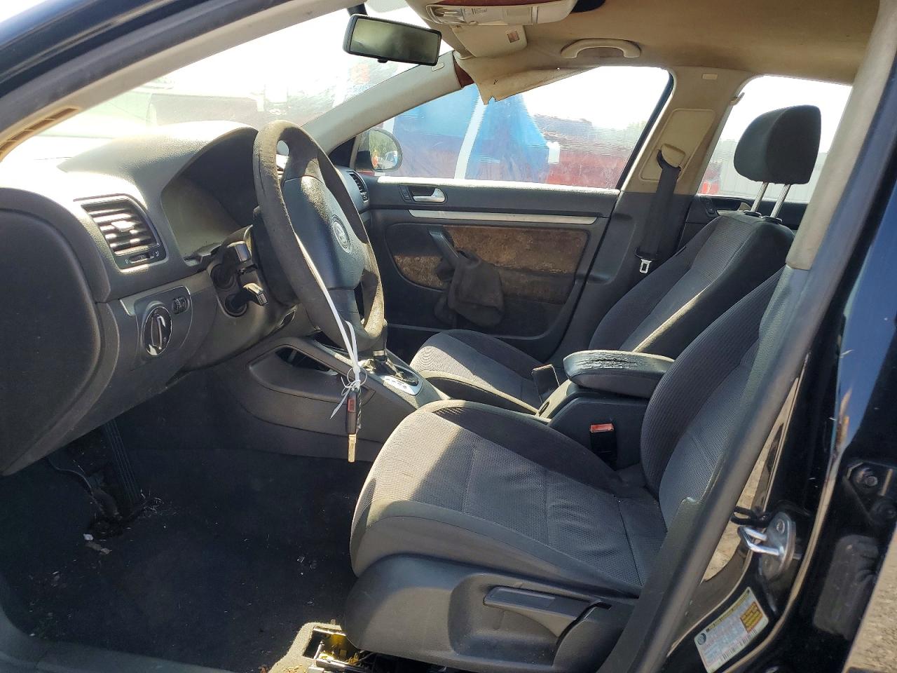 2006 Volkswagen Jetta Value Черный vin: 3VWPF71KX6M846385