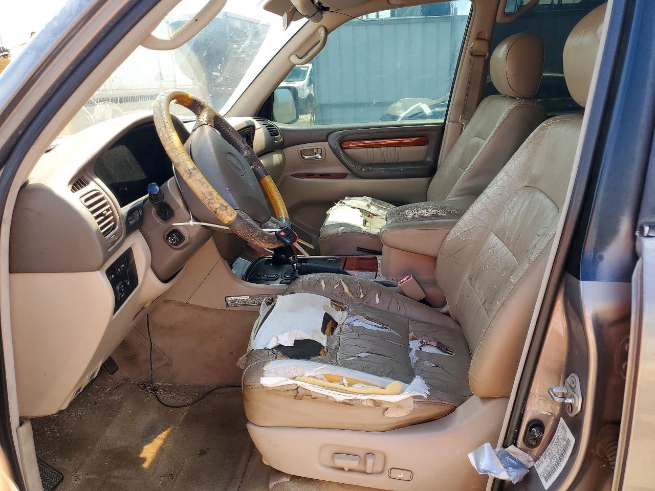2000 Lexus Lx 470 Gray vin: JT6HT00WXY0106926