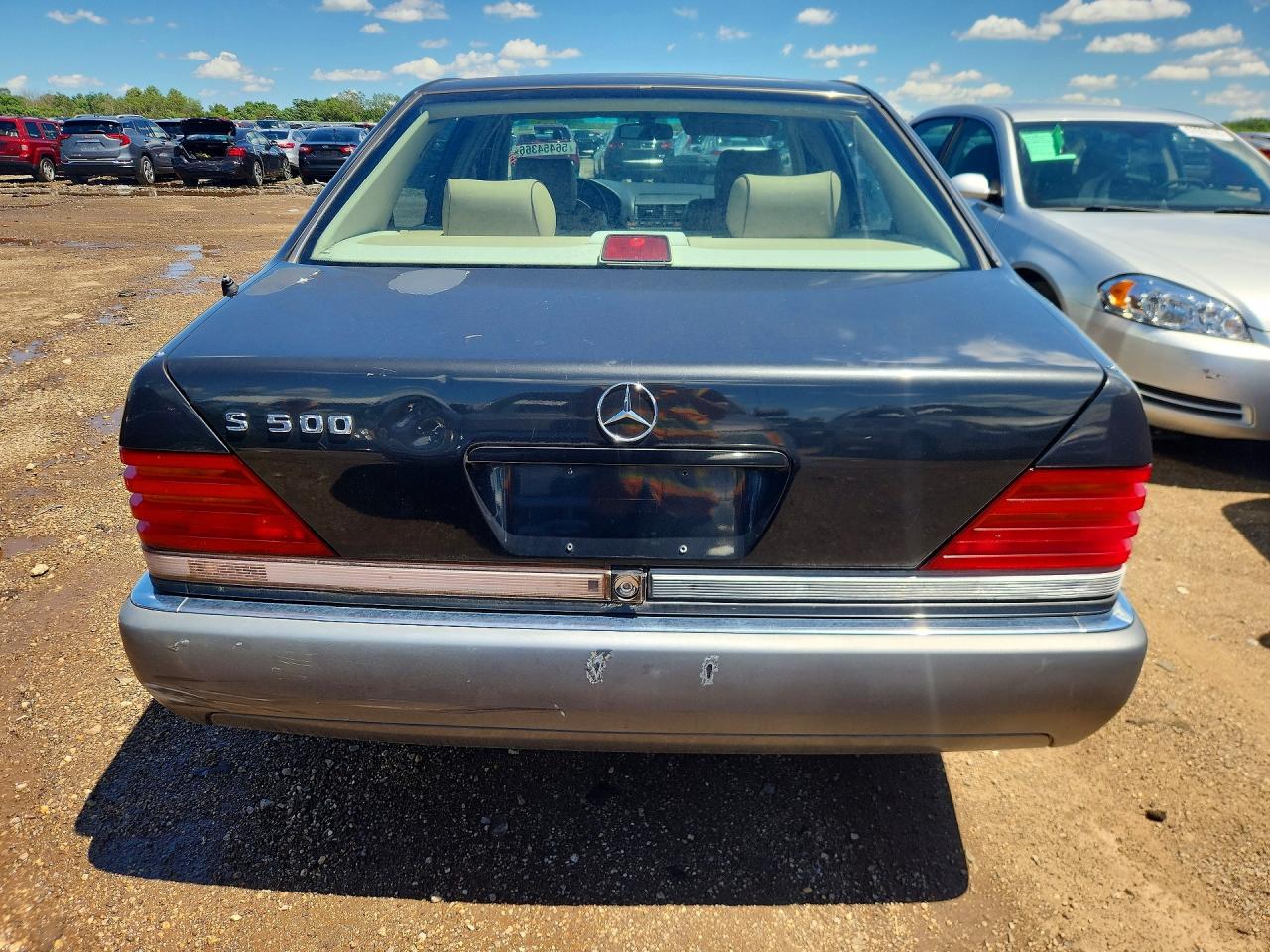 1994 Mercedes-benz S 500 Черный vin: WDBGA51E4RA167308